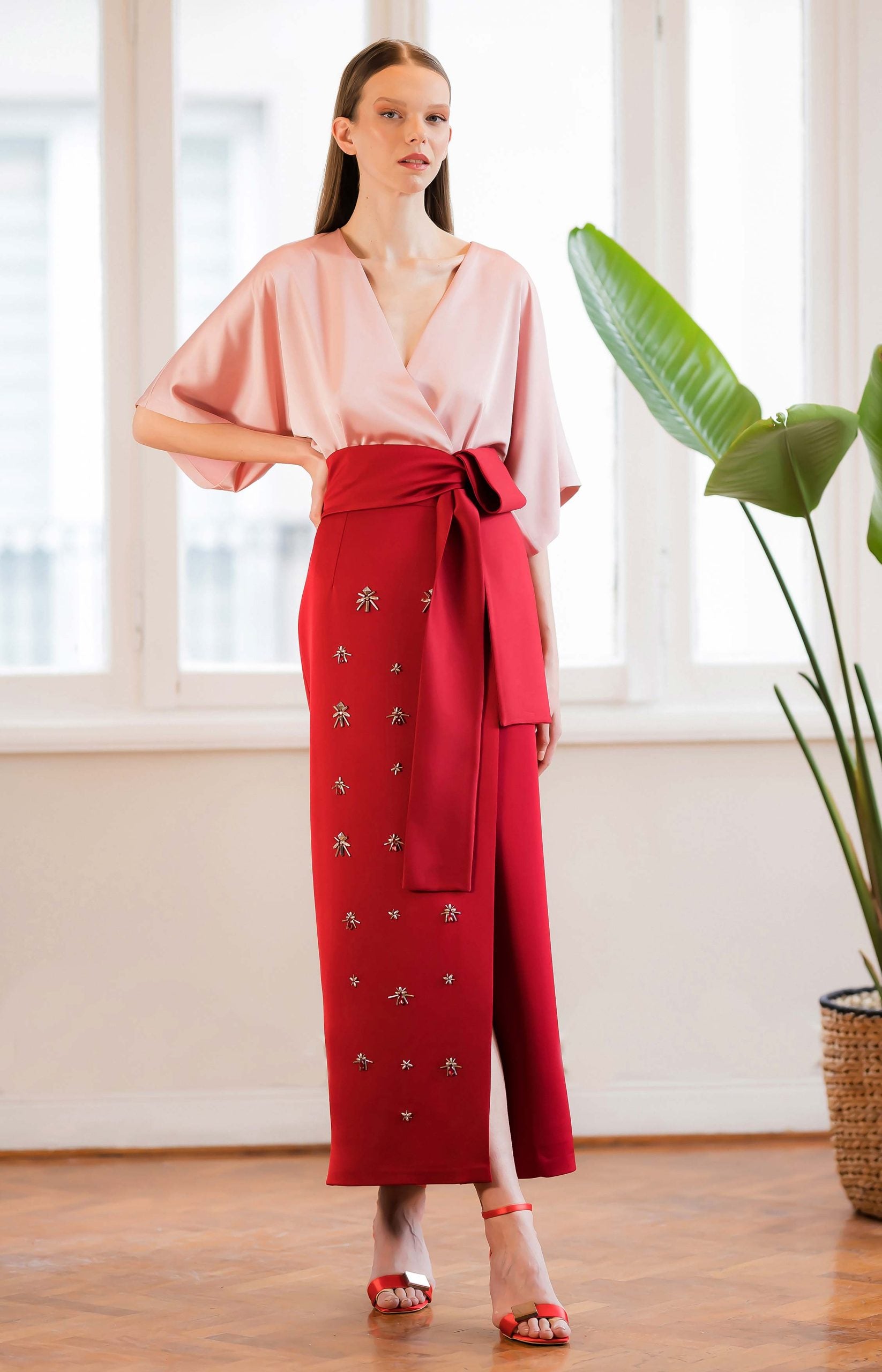LOLA BLOUSE & SKIRT SUIT